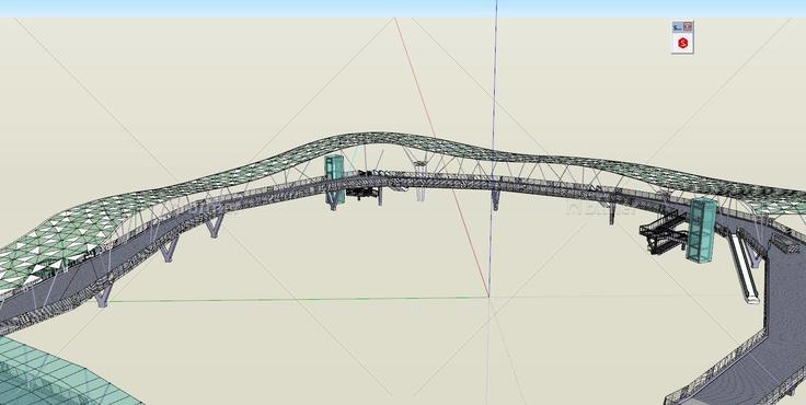 人行天桥  现代(83078)su模型下载