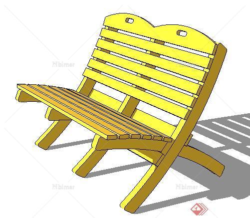 园林景观之现代座椅设计su模型9