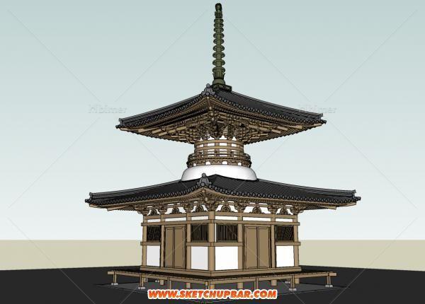 震撼su作品——日本法隆寺