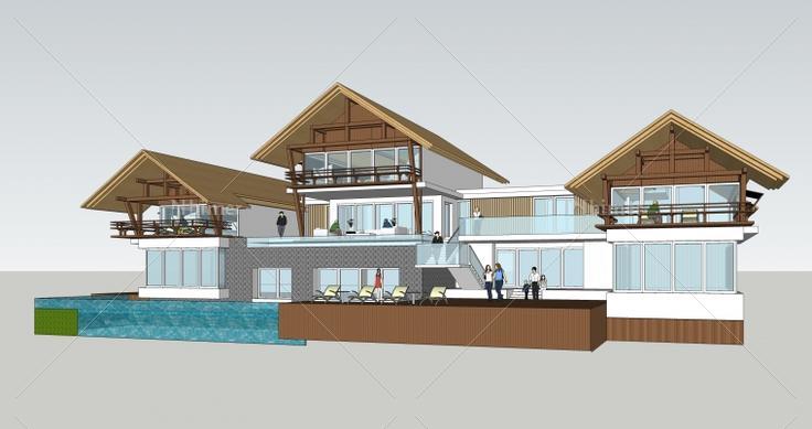 私人会所建筑设计方案带SketchUp模型下载分享