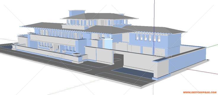 共享一些建筑大师的建筑模型