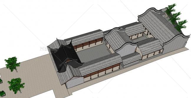 会馆SketchUp模型下载--希望大家多多支持