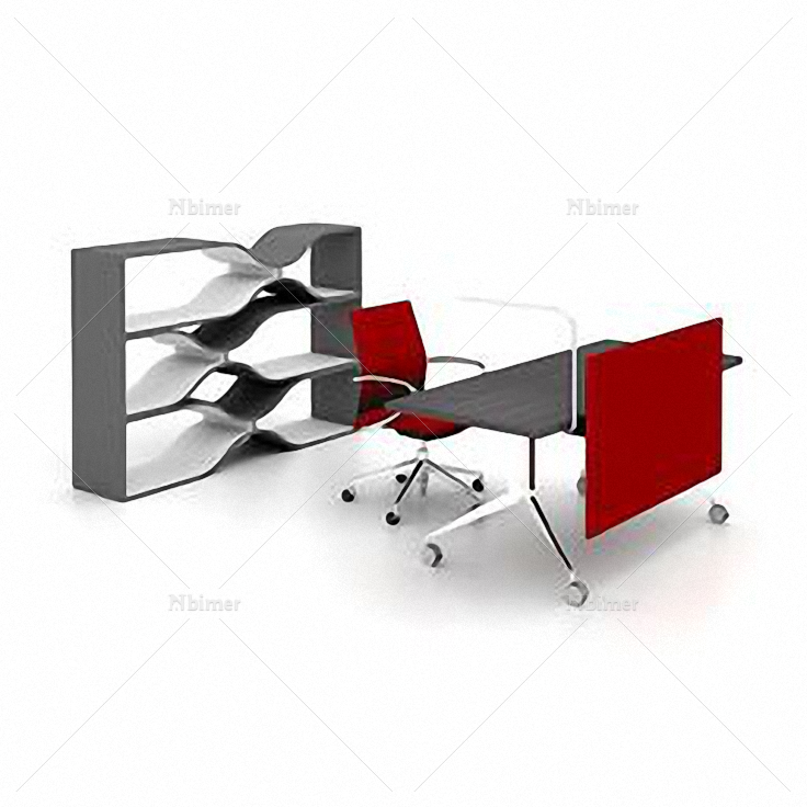 办公室现代风格桌椅组合