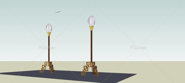 路灯(82190)su模型下载