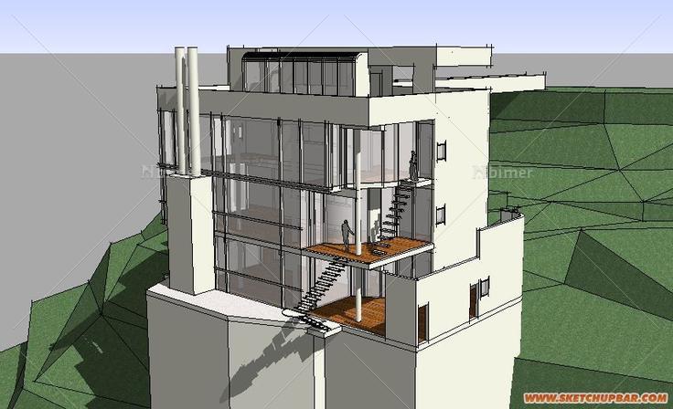 共享一些建筑大师的建筑模型