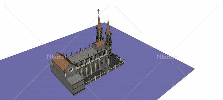 天主教堂(73699)su模型下载