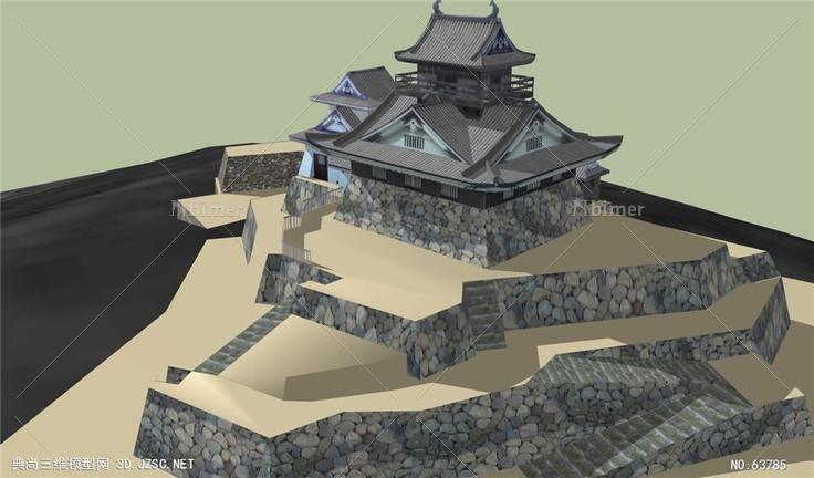 日本古建EchiohnoCastle