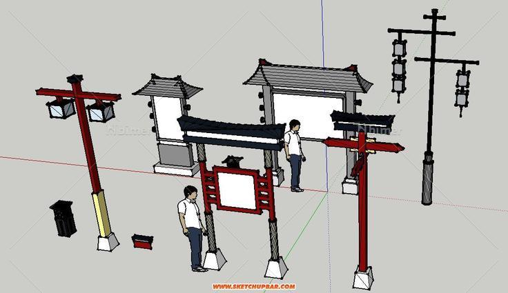 指示牌与灯具