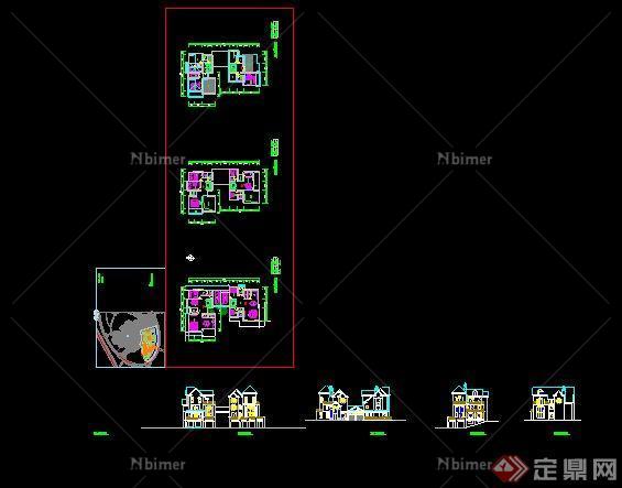 某西班牙风格别墅单体设计方案（CAD、SU、效果图