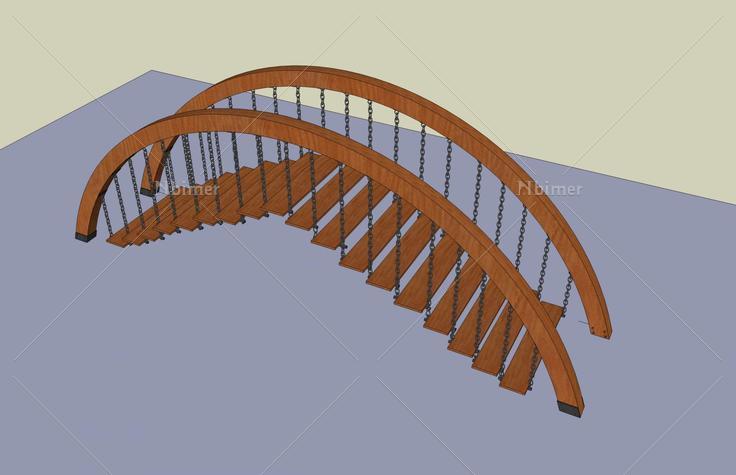 吊桥(49831)su模型下载