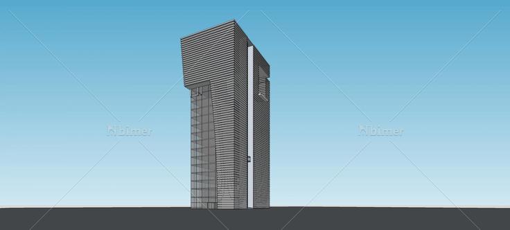 现代高层办公楼(73763)su模型下载