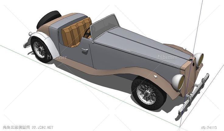 SketchUp景观模型及物件之车