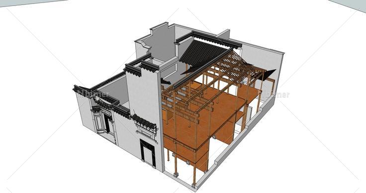 中国古建(72292)su模型下载