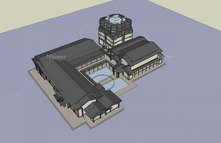 永逸园(50028)su模型下载