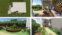海亮蓝郡别墅庭院景观设计SU模型