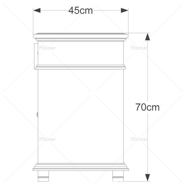 柜子-床头柜-Nightstand-061