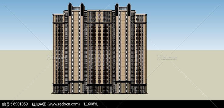 古典办公建筑大楼