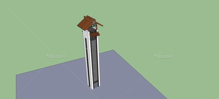 景观塔(78586)su模型下载