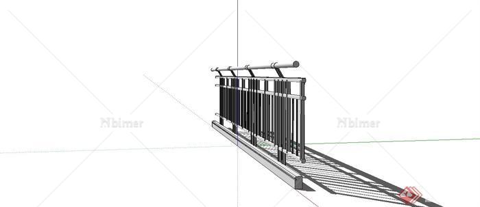 铁质围栏设计SU模型[原创]