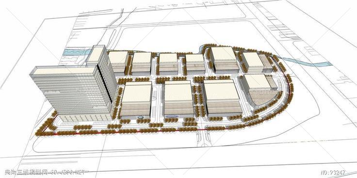 2012.2.27钱威路和江海路交叉口西北侧地块规划