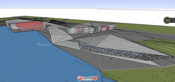 0168-文化中心公建平面立面总图--博物馆、美术馆