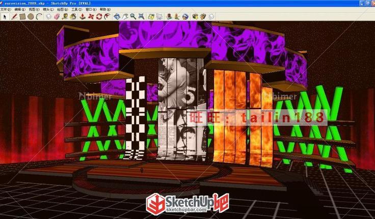 SketchUp舞台设计模型100例