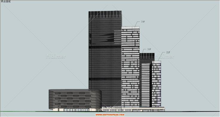 高层商住、办公综合体