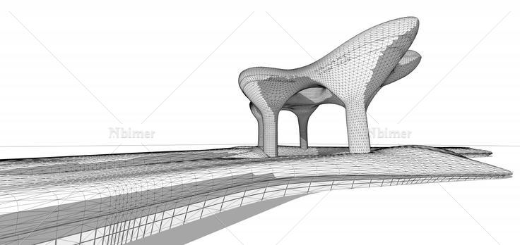 异型建筑(165239)su模型下载