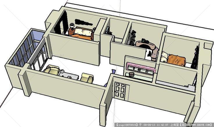住宅室内sketchup模型