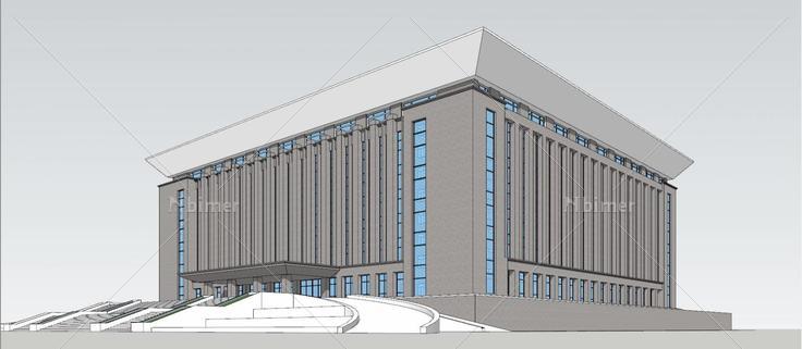 综合行政楼3(179452)su模型下载