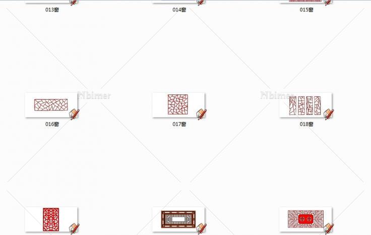 一些中国元素的装饰品和铰链