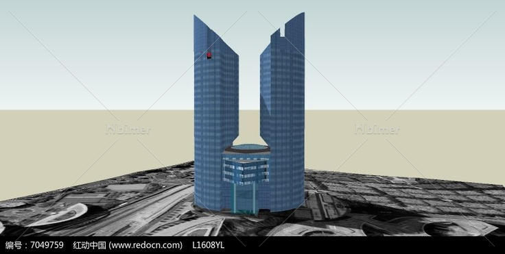 创意大楼建筑模型