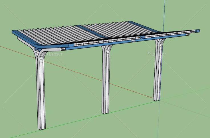 站台廊(207329)su模型下载