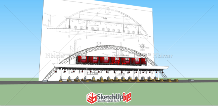 自己建的高速公路收费棚