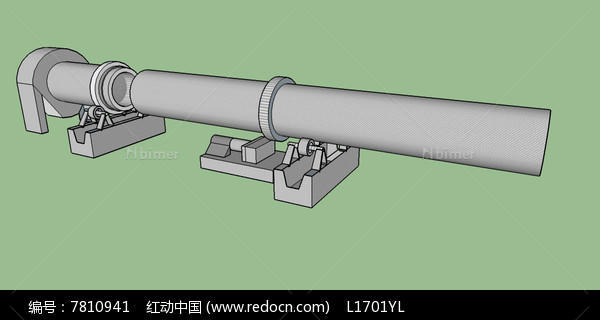 工厂设备烘干机SU模型