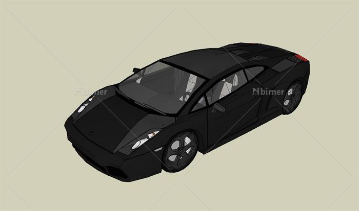 兰博基尼盖拉多跑车设计SU模型