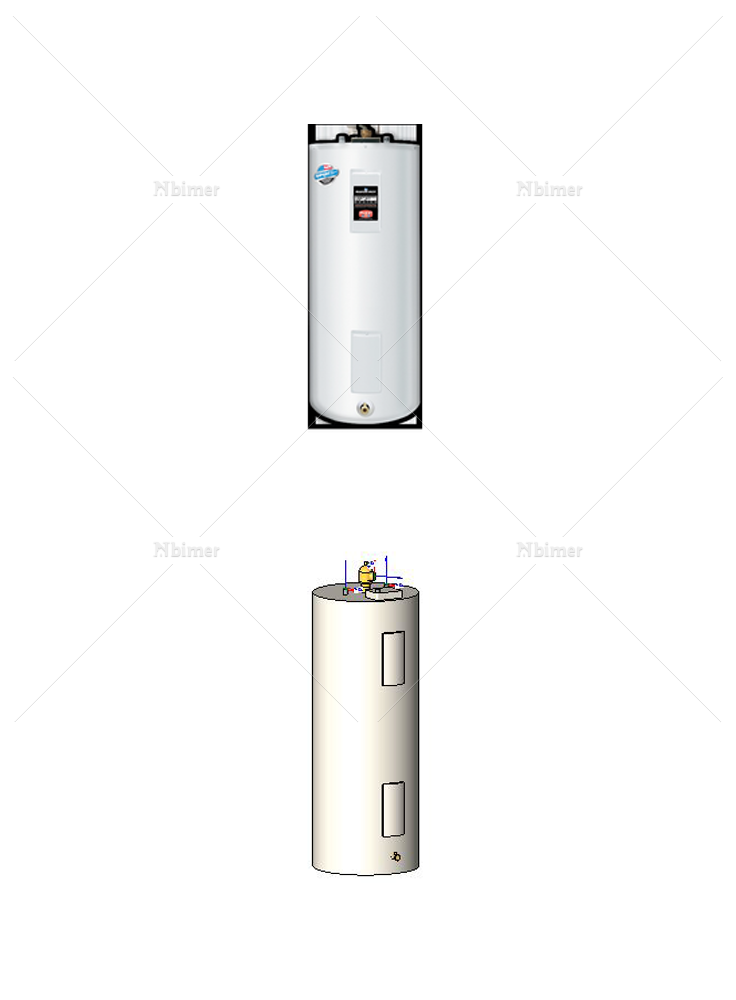 立式节能电热水器