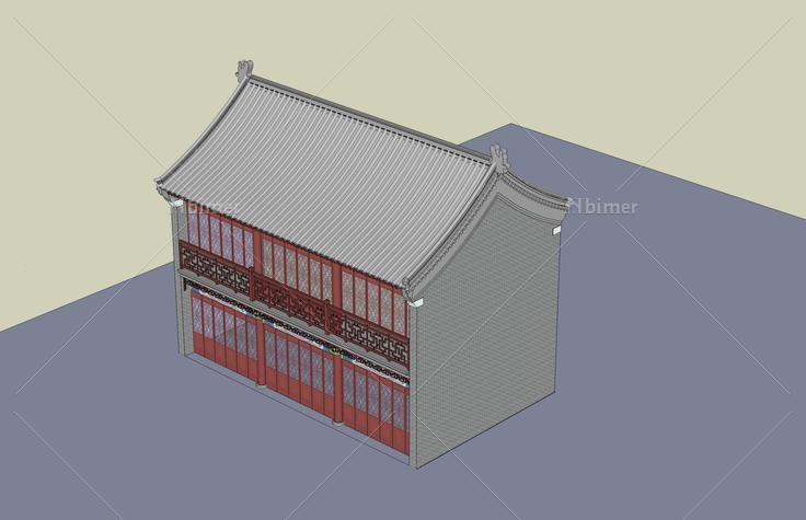 中式民居(44161)su模型下载