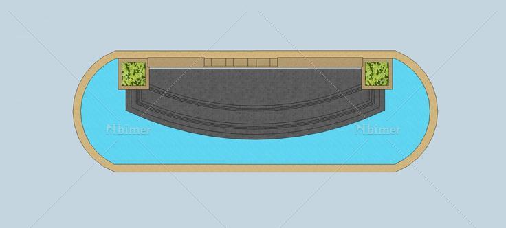 水景墙(77292)su模型下载