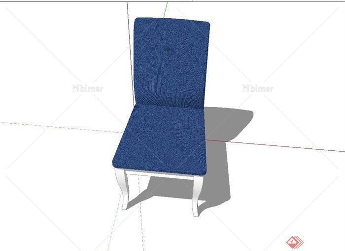 某现代风格餐厅座椅设计su模型