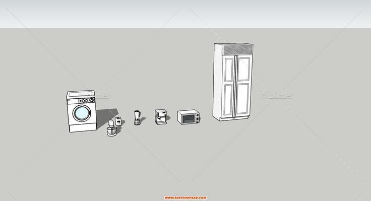 分享一部分厨房器具模型