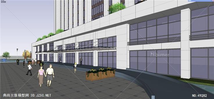 产业基地项目里的办公楼2013.11产业园 su模型 3