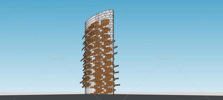 现代高层办公楼(80189)su模型下载