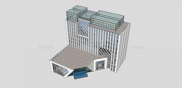 高层 现代 办公楼 102614(204344)su模型下载