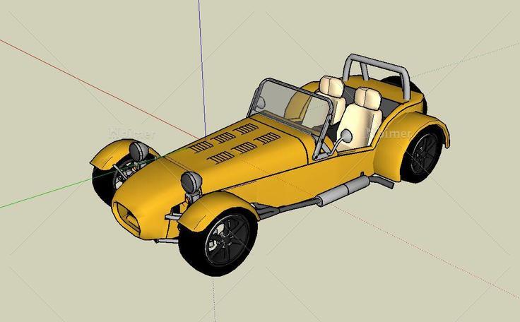 青蛙车(140035)su模型下载