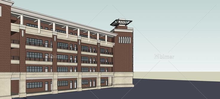 教学楼(79293)su模型下载