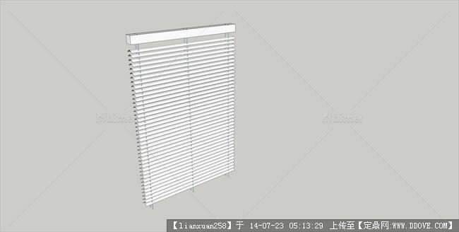 百叶窗sketchup图