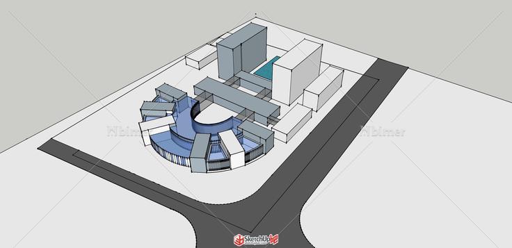 医院su模型