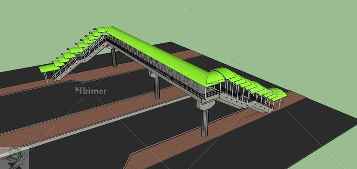 景观-天桥(69636)su模型下载