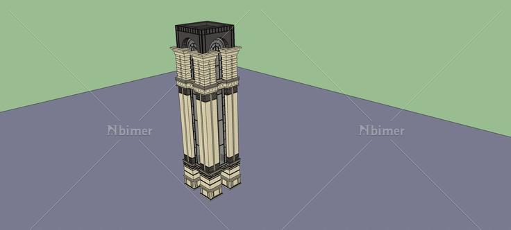 景观塔(75845)su模型下载